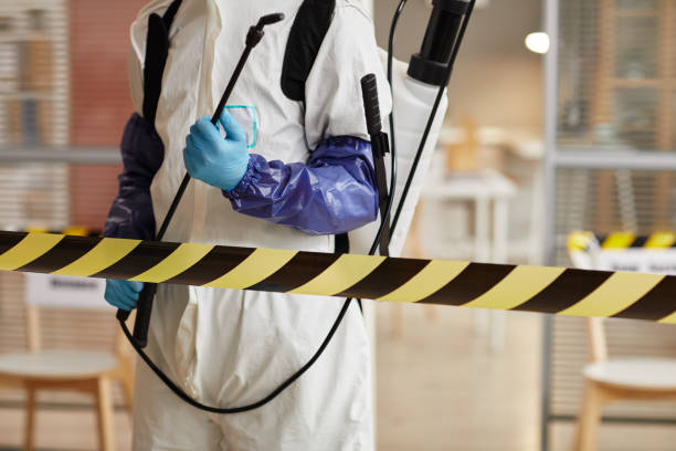 Professional Biohazard Cleanup technician working in Mead, CO